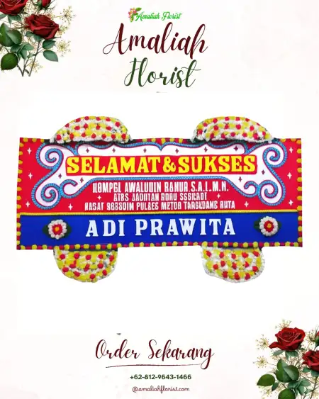 Papan Bunga Ucapan Selamat Suoh